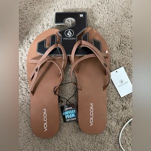 Volcom brown sandals